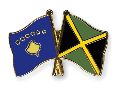 Fahnen Pins Kosovo Jamaika
