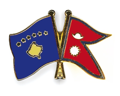 Fahnen Pins Kosovo Nepal