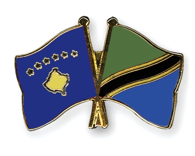 Fahnen Pins Kosovo Tansania