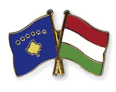 Fahnen Pins Kosovo Ungarn