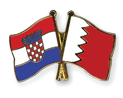 Fahnen Pins Kroatien Bahrain
