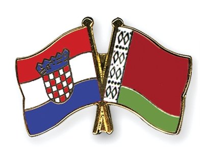 Fahnen Pins Kroatien Belarus