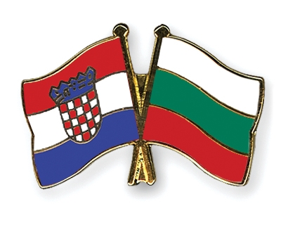 Fahnen Pins Kroatien Bulgarien