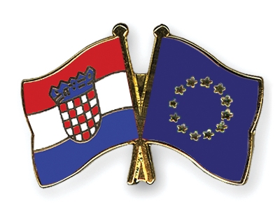 Fahnen Pins Kroatien Europa