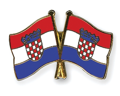Fahnen Pins Kroatien Kroatien