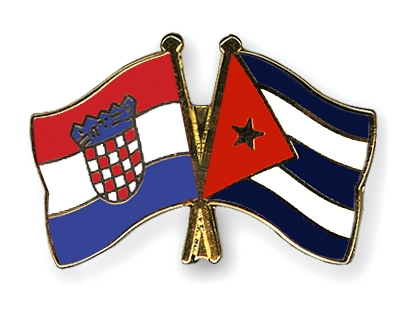 Fahnen Pins Kroatien Kuba