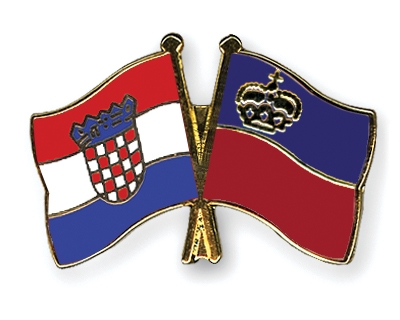 Fahnen Pins Kroatien Liechtenstein