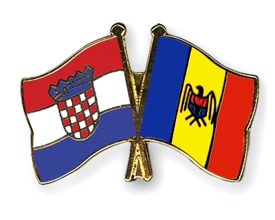 Fahnen Pins Kroatien Moldau