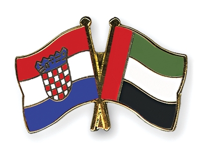 Fahnen Pins Kroatien Ver-Arab-Emirate