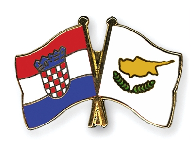 Fahnen Pins Kroatien Zypern