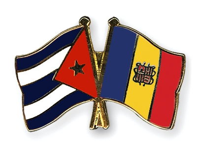 Fahnen Pins Kuba Andorra
