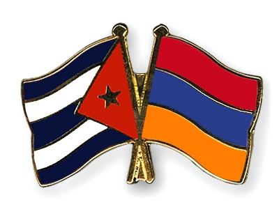 Fahnen Pins Kuba Armenien