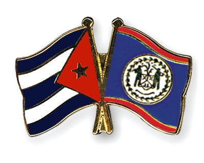 Fahnen Pins Kuba Belize