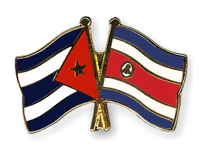 Fahnen Pins Kuba Costa-Rica