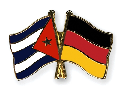 Fahnen Pins Kuba Deutschland
