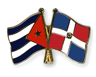 Fahnen Pins Kuba Dominikanische-Republik