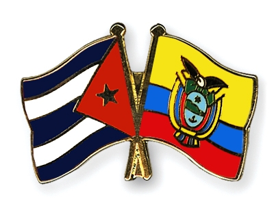 Fahnen Pins Kuba Ecuador