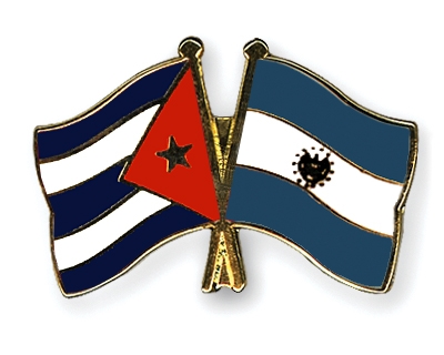 Fahnen Pins Kuba El-Salvador