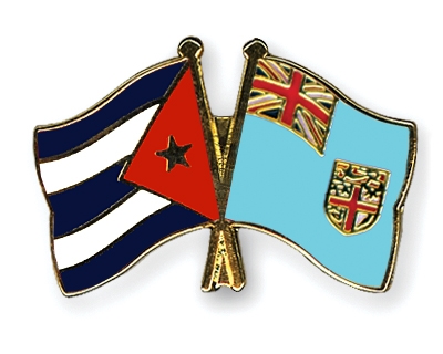 Fahnen Pins Kuba Fidschi