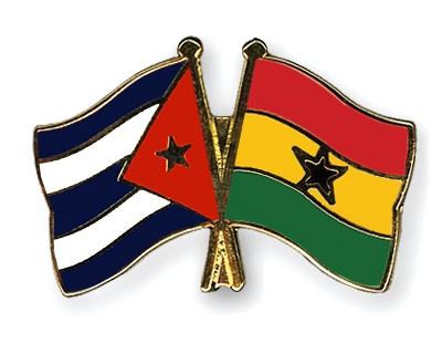 Fahnen Pins Kuba Ghana
