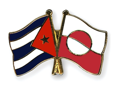 Fahnen Pins Kuba Grnland