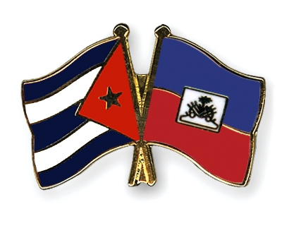 Fahnen Pins Kuba Haiti