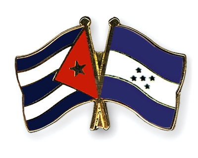 Fahnen Pins Kuba Honduras