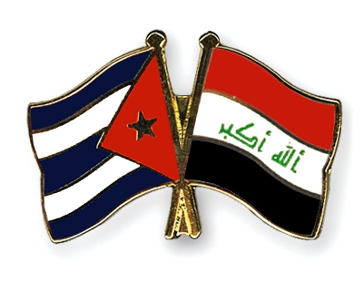 Fahnen Pins Kuba Irak