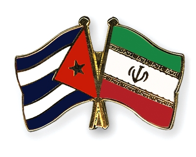 Fahnen Pins Kuba Iran