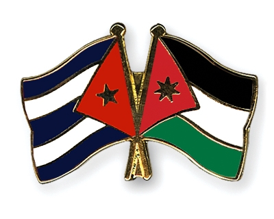 Fahnen Pins Kuba Jordanien