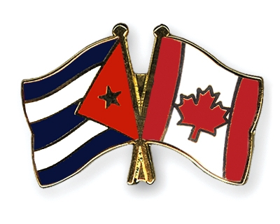 Fahnen Pins Kuba Kanada