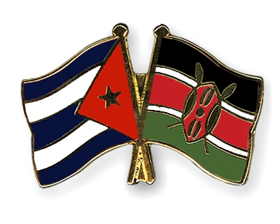 Fahnen Pins Kuba Kenia