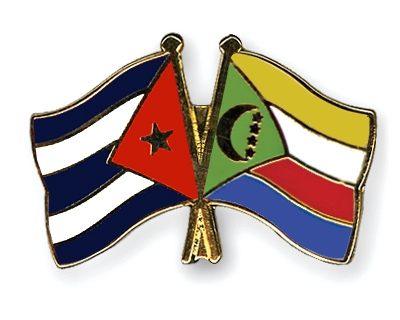 Fahnen Pins Kuba Komoren