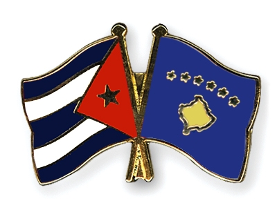 Fahnen Pins Kuba Kosovo