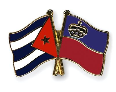 Fahnen Pins Kuba Liechtenstein