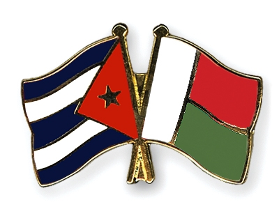 Fahnen Pins Kuba Madagaskar