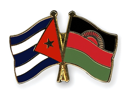 Fahnen Pins Kuba Malawi