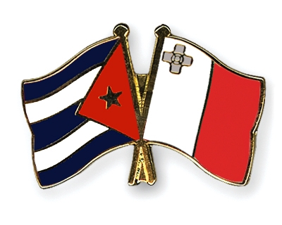 Fahnen Pins Kuba Malta