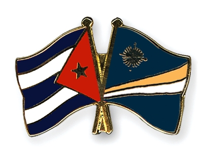 Fahnen Pins Kuba Marshallinseln