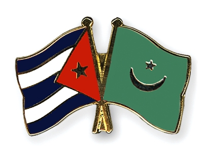 Fahnen Pins Kuba Mauretanien