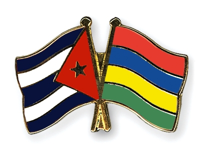 Fahnen Pins Kuba Mauritius
