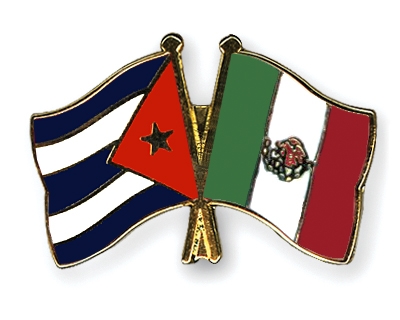 Fahnen Pins Kuba Mexiko