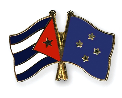 Fahnen Pins Kuba Mikronesien