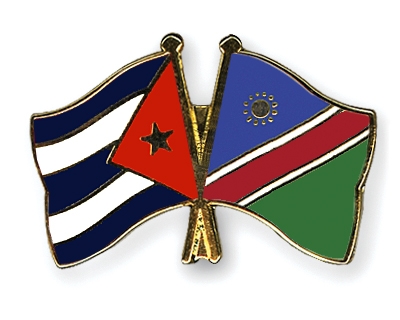 Fahnen Pins Kuba Namibia