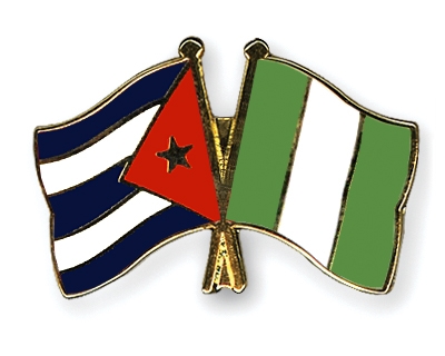 Fahnen Pins Kuba Nigeria