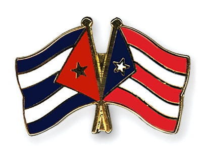 Fahnen Pins Kuba Puerto-Rico