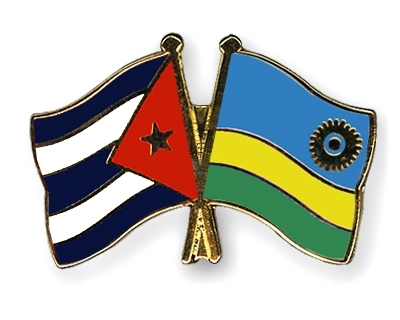 Fahnen Pins Kuba Ruanda