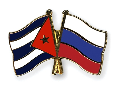 Fahnen Pins Kuba Russland