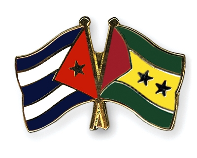 Fahnen Pins Kuba Sao-Tome-und-Principe