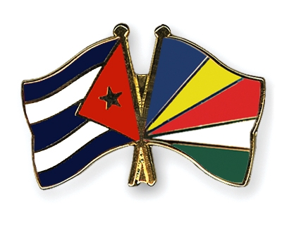 Fahnen Pins Kuba Seychellen